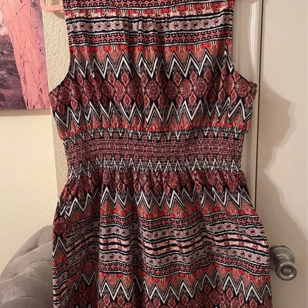 Plus Size Womens western look sleeveless dress size 3X pre-owned